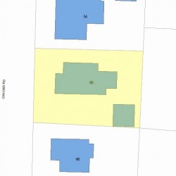 60 Oxford Rd, Newton, MA 02459 plot plan