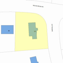 105 Dane Hill Rd, Newton, MA 02461 plot plan