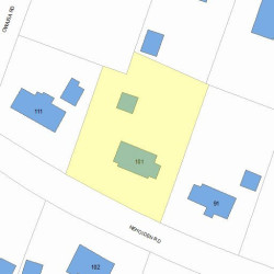 101 Nehoiden Rd, Newton, MA 02468 plot plan