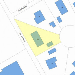 21 Callahan Path, Newton, MA 02459 plot plan