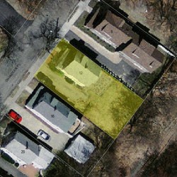 12 Chandler Pl, Newton, MA 02464 aerial view