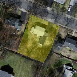 14 Woodhaven Rd, Newton, MA 02468 aerial view