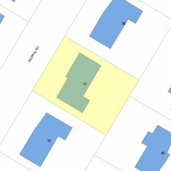 64 Selwyn Rd, Newton, MA 02461 plot plan