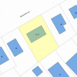 30 Braeland Ave, Newton, MA 02459 plot plan