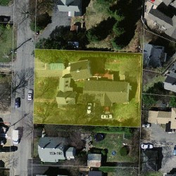 161 Edinboro St, Newton, MA 02460 aerial view