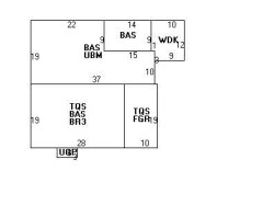 22 Roosevelt Rd, Newton, MA 02459 floor plan