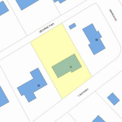 10 Orourke Path, Newton, MA 02459 plot plan