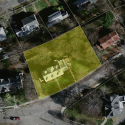 79 Shornecliffe Rd, Newton, MA 02458 aerial view