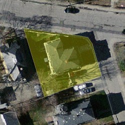 1 Channing St, Newton, MA 02458 aerial view