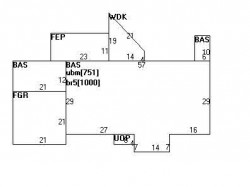 580 Dedham St, Newton, MA 02459 floor plan