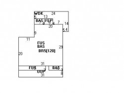 7 Auburn St, Newton, MA 02465 floor plan