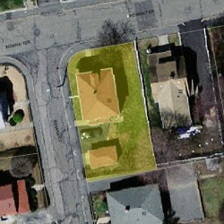 36 Indiana Ter, Newton, MA 02464 aerial view