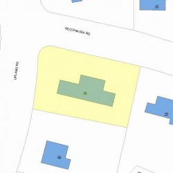 30 Woodhaven Rd, Newton, MA 02468 plot plan