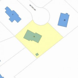 19 Patten Cir, Newton, MA 02459 plot plan