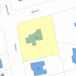 1370 Beacon St, Newton, MA 02468 plot plan