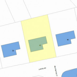 42 Larkin Rd, Newton, MA 02465 plot plan