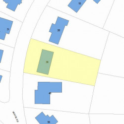 38 Varick Rd, Newton, MA 02468 plot plan