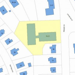21 Parker St, Newton, MA 02459 plot plan