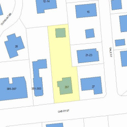 297 Cabot St, Newton, MA 02460 plot plan