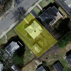 28 Brewster Rd, Newton, MA 02461 aerial view