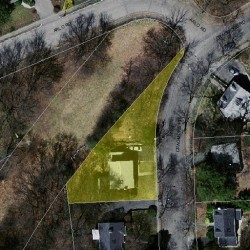 22 Cragmore Rd, Newton, MA 02464 aerial view