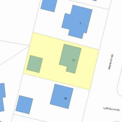 15 Rangeley Rd, Newton, MA 02465 plot plan