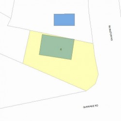 6 Islington Rd, Newton, MA 02466 plot plan