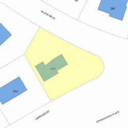 1141 Commonwealth Ave, Newton, MA 02465 plot plan