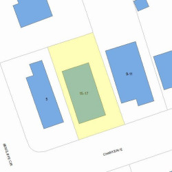 15 Chaske Ave, Newton, MA 02466 plot plan