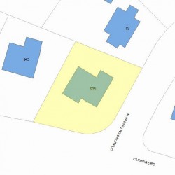 935 Commonwealth Ave, Newton, MA 02459 plot plan