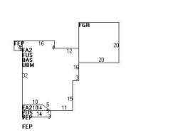 36 Chandler Pl, Newton, MA 02464 floor plan
