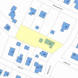 93 Hancock St, Newton, MA 02466 plot plan