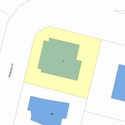 4 Fairview St, Newton, MA 02458 plot plan