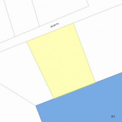 14 Avon Pl, Newton, MA 02458 plot plan