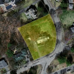 133 Waban Ave, Newton, MA 02468 aerial view