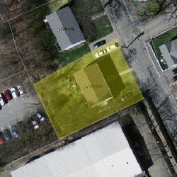 118 Edinboro St, Newton, MA 02460 aerial view