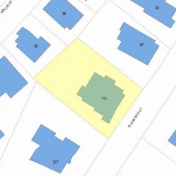 105 Eldredge St, Newton, MA 02458 plot plan
