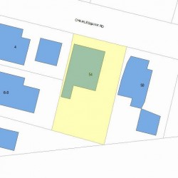 54 Charlesbank Rd, Newton, MA 02458 plot plan