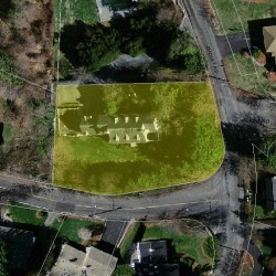 331 Dudley Rd, Newton, MA 02459 aerial view