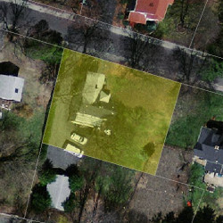 48 Cherry Pl, Newton, MA 02465 aerial view