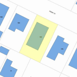 180 Derby St, Newton, MA 02465 plot plan