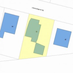 50 Charlesbank Rd, Newton, MA 02458 plot plan