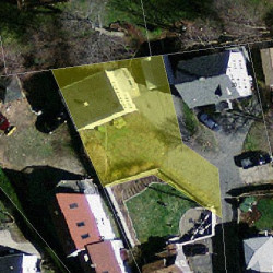 28 Beecher Pl, Newton, MA 02459 aerial view