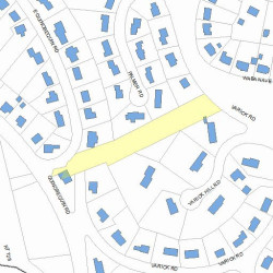 1 Varick Hill Rd, Newton, MA 02468 plot plan