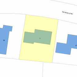 11 Scarsdale Rd, Newton, MA 02460 plot plan