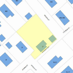 27 Jenison St, Newton, MA 02460 plot plan