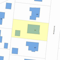 151 Woodcliff Rd, Newton, MA 02461 plot plan