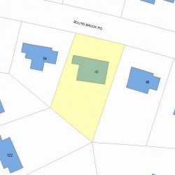 48 Bound Brook Rd, Newton, MA 02461 plot plan