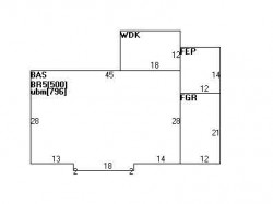 36 Joseph Rd, Newton, MA 02460 floor plan