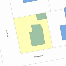 4 Columbus Ter, Newton, MA 02461 plot plan